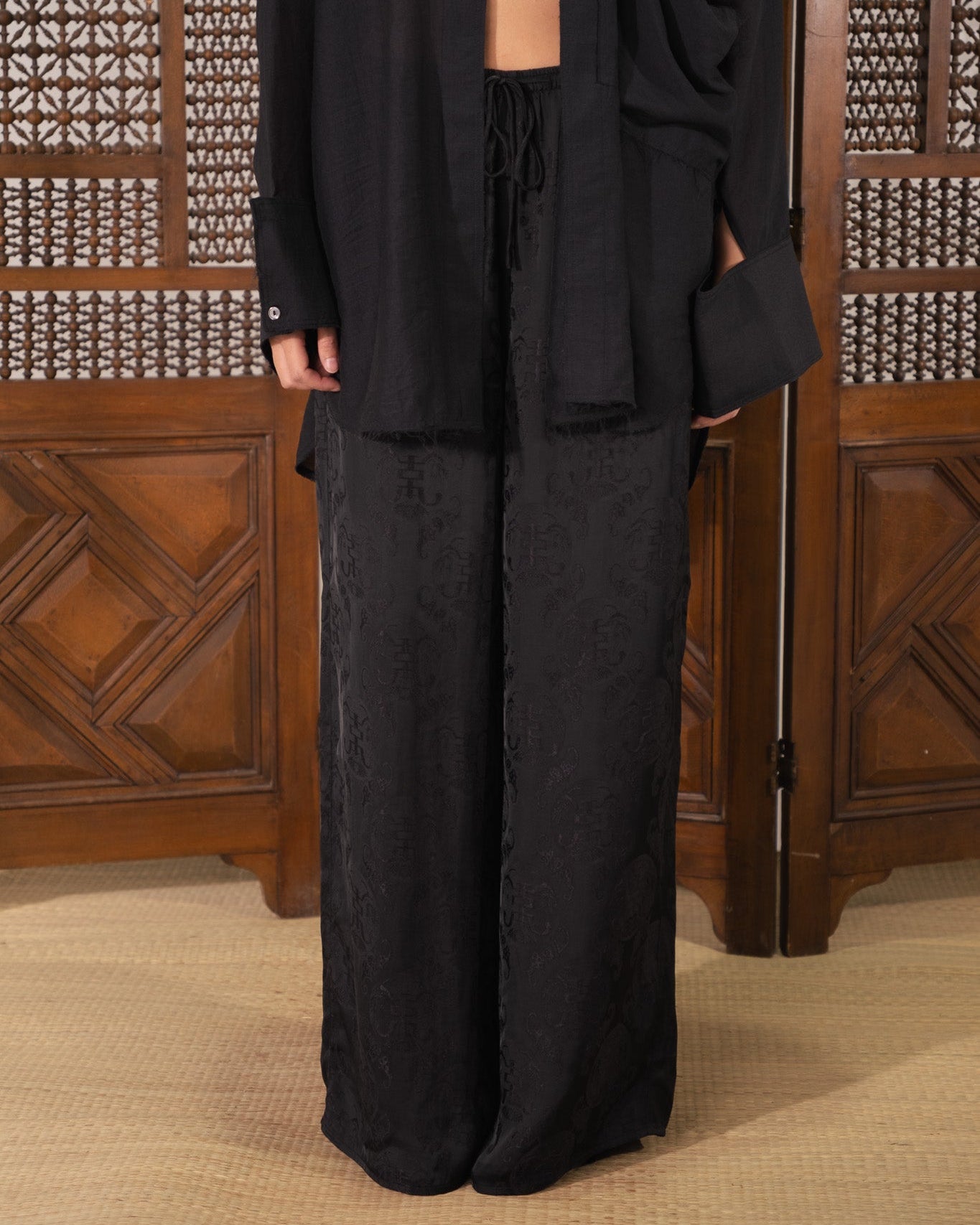 [Demen] Brocade Lounge Pants