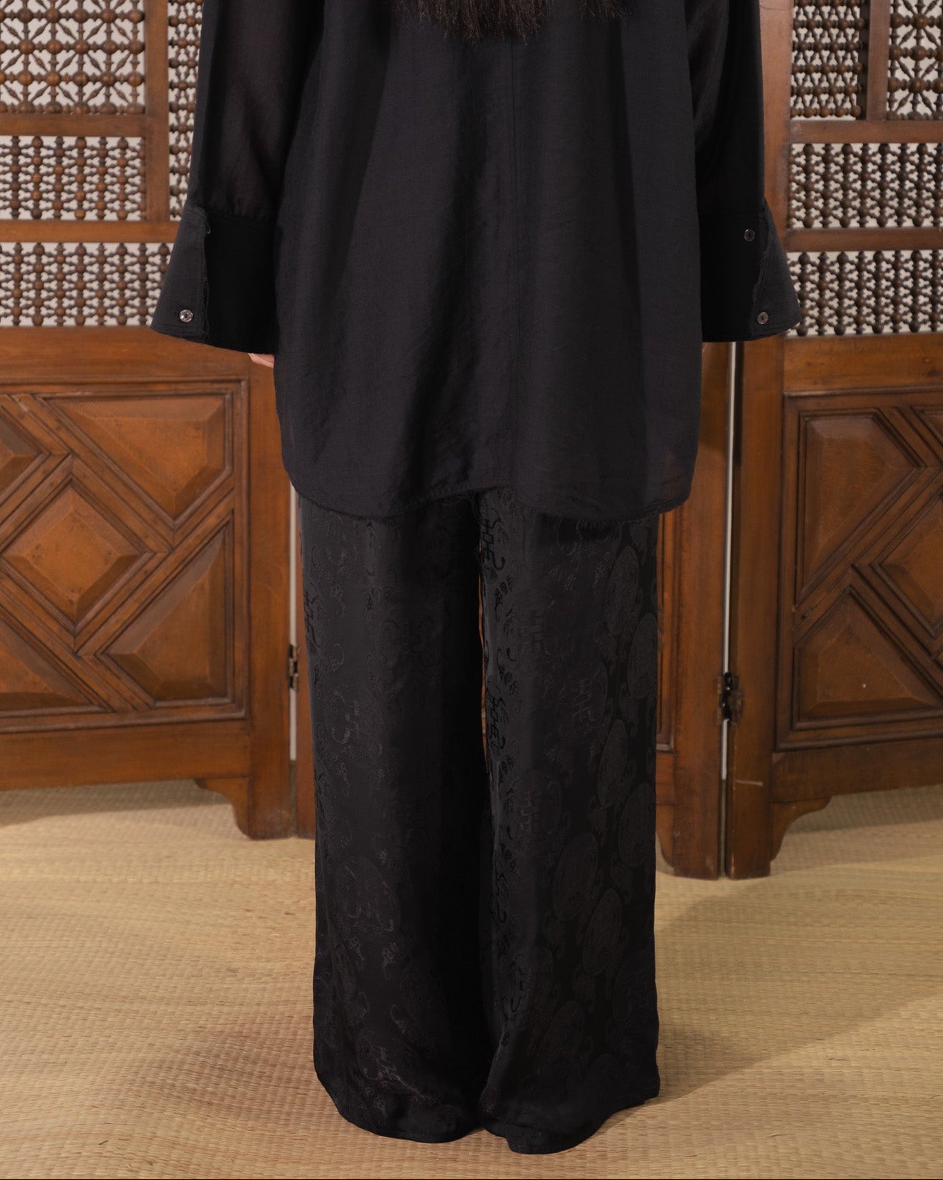 [Demen] Brocade Lounge Pants-thumbmail-3
