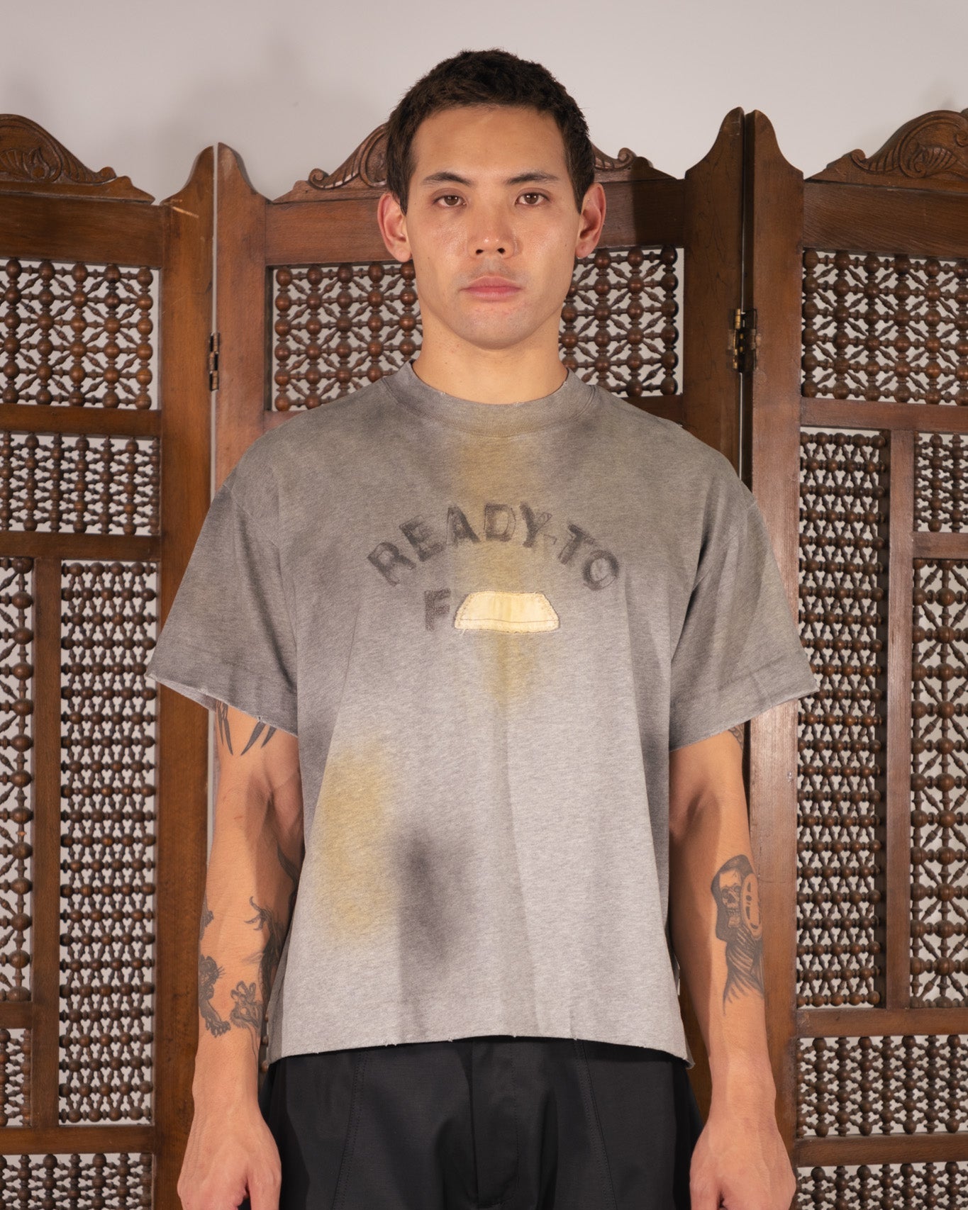 [Beuter] Ready to F___ Spray Boxy T-shirt