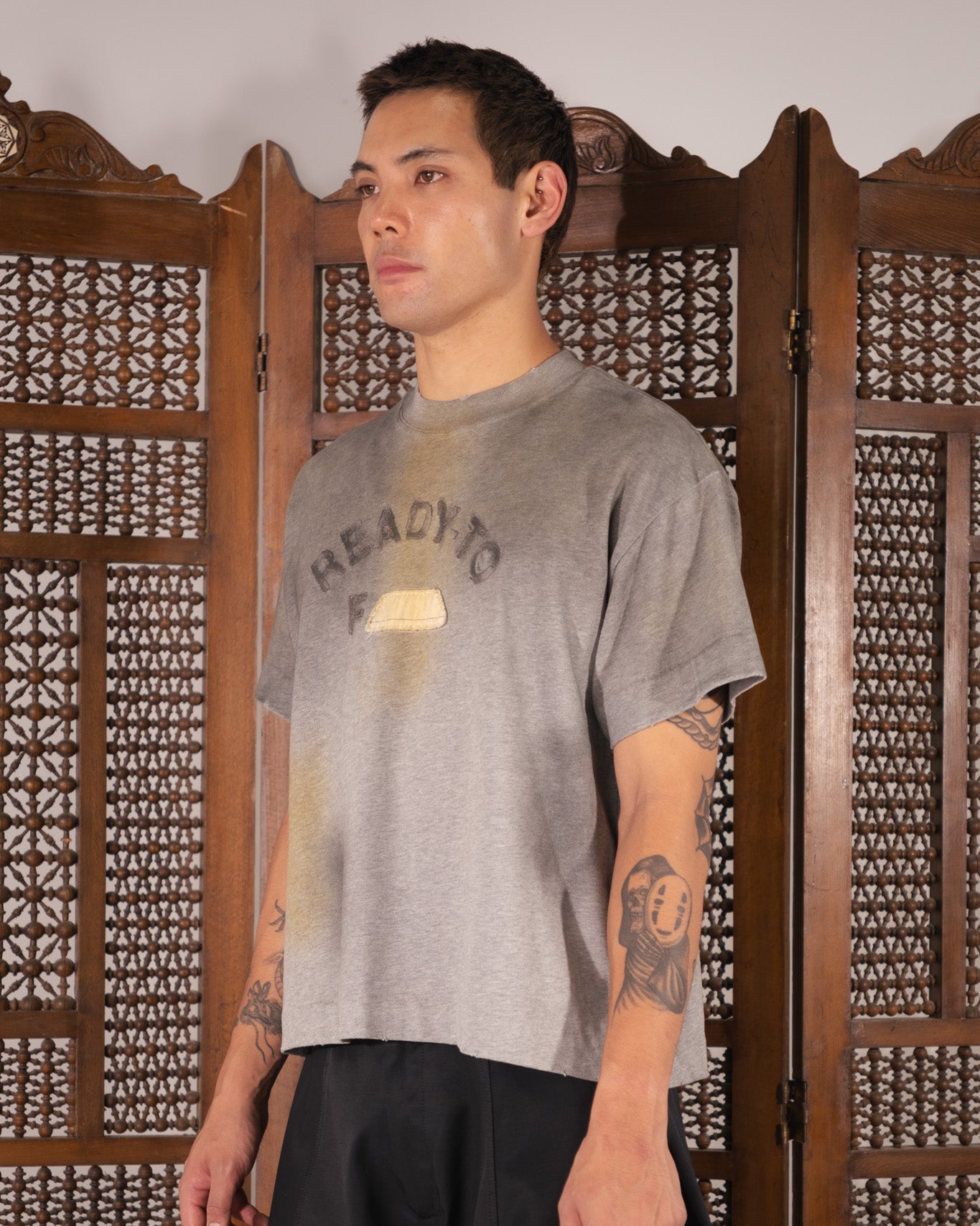 [Beuter] Ready to F___ Spray Boxy T-shirt