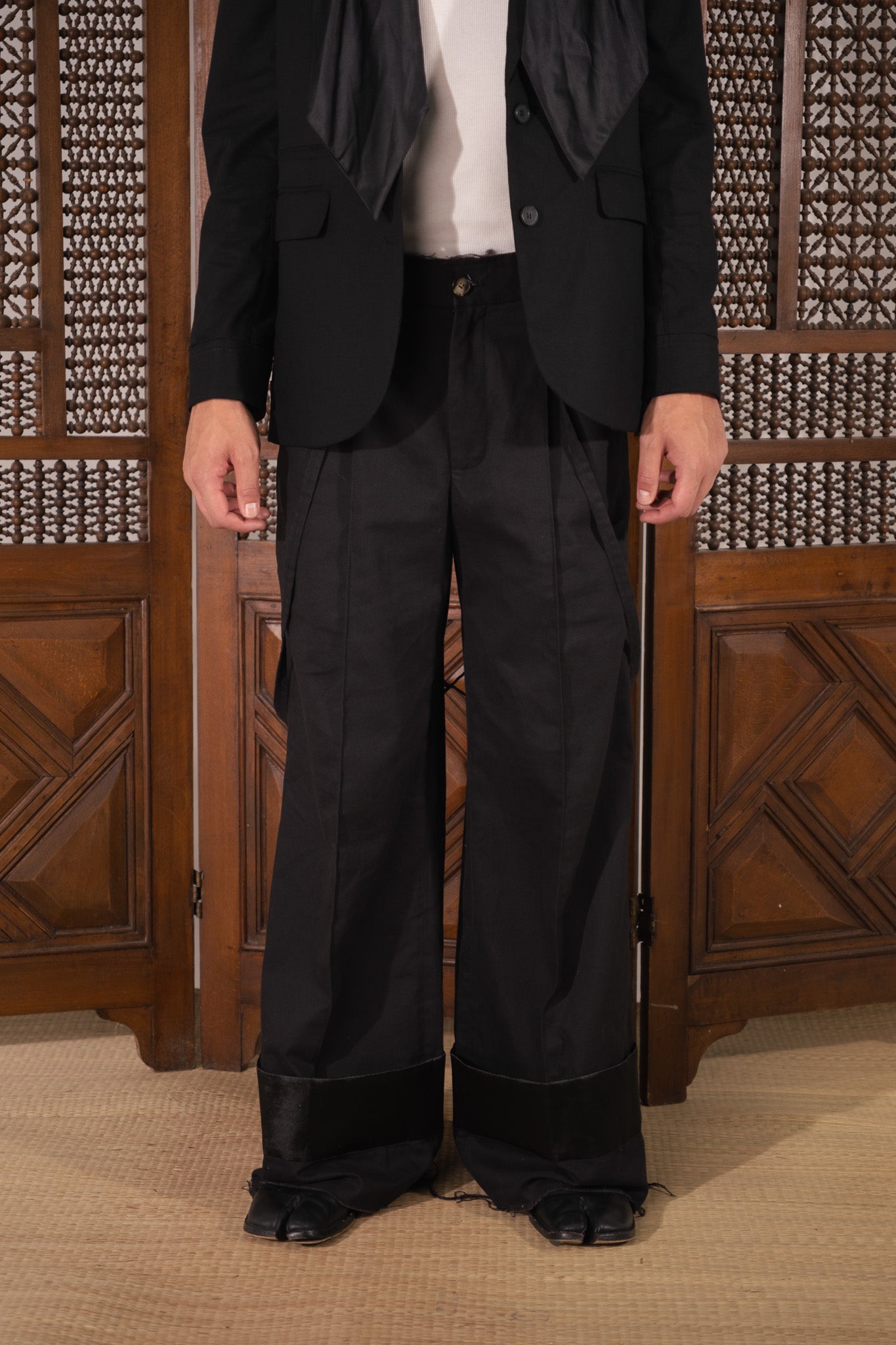 [Kimtr] Jean-Marc Silkflap Trousers