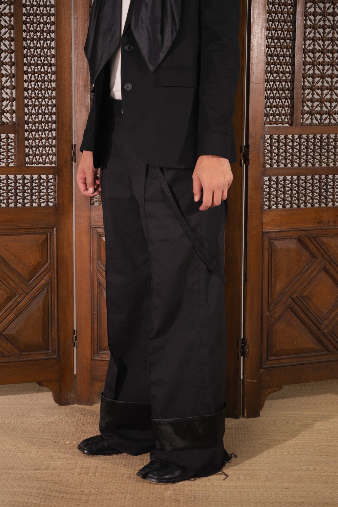 [Kimtr] Jean-Marc Silkflap Trousers