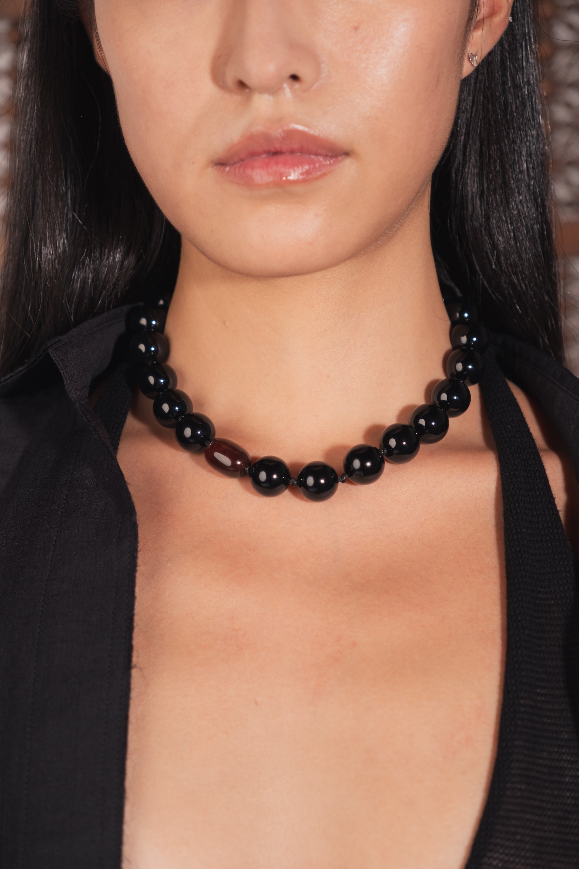 [Demen] Gradient Stone Necklace